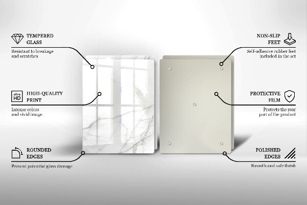 Skleněná krájecí deska Mramorové kamenné pozadí