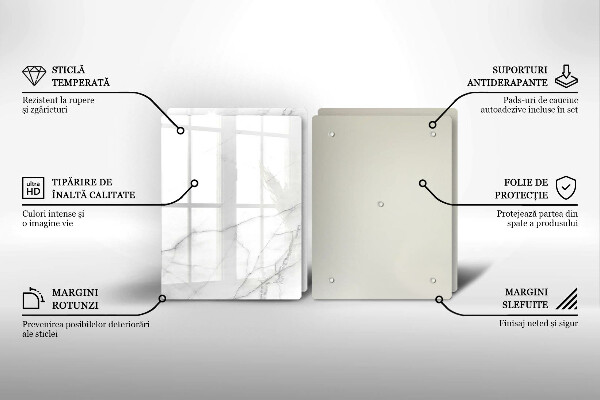 Skleněná krájecí deska Mramorové kamenné pozadí