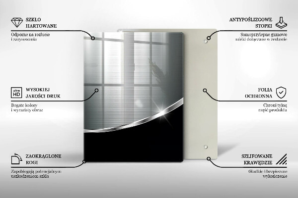 Skleněná deska do kuchyně Modrá barva