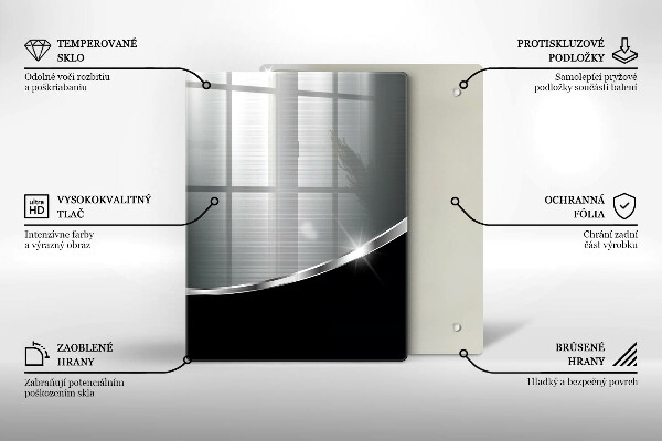 Skleněná deska do kuchyně Modrá barva