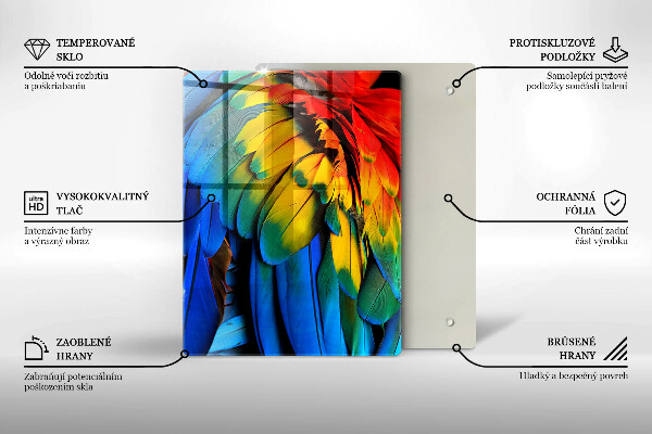 Skleněná deska do kuchyně Námořnická modrá