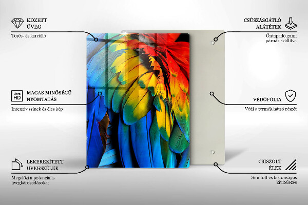 Skleněná deska do kuchyně Námořnická modrá