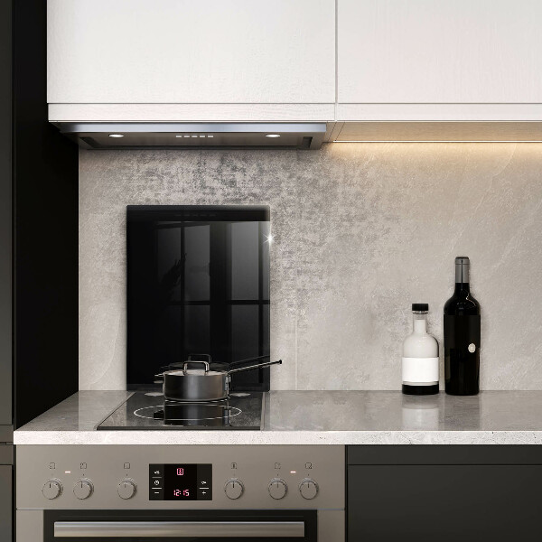 Skleněná deska do kuchyně Černá barva