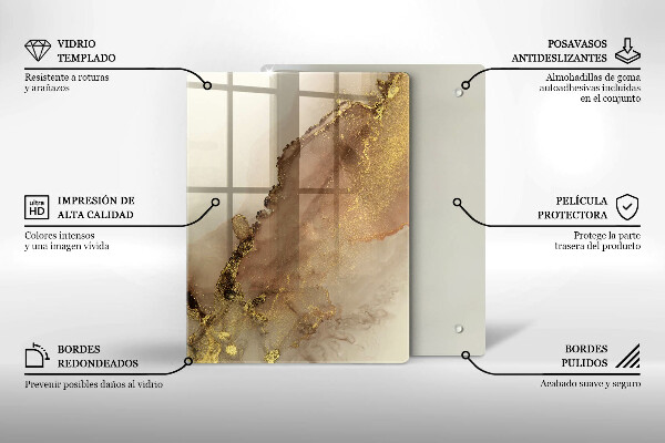 Skleněná deska do kuchyně Barva fialová