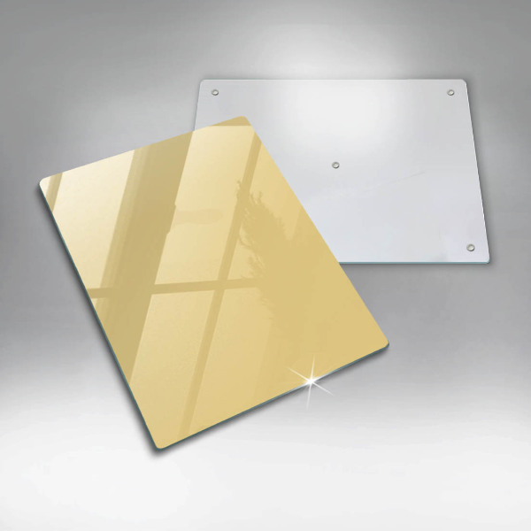 Skleněná deska do kuchyně Žlutá