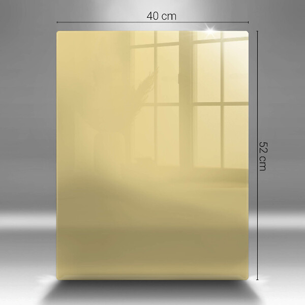 Skleněná deska do kuchyně Žlutá