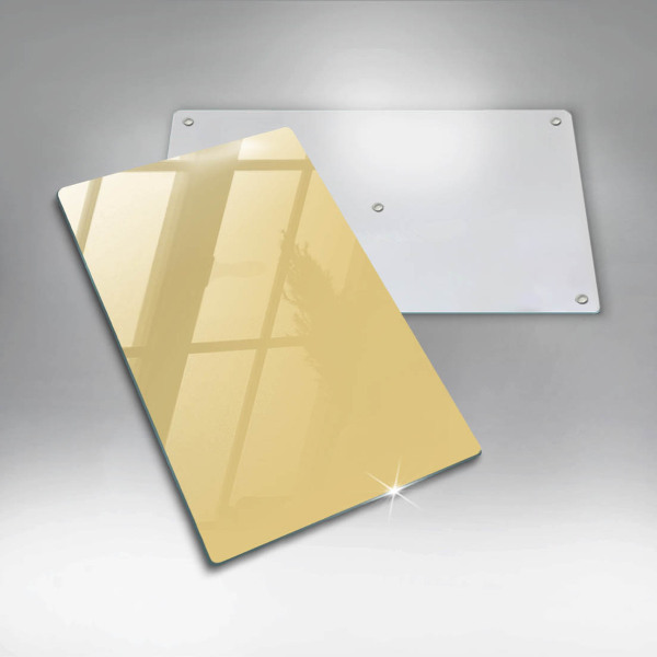 Skleněná deska do kuchyně Žlutá