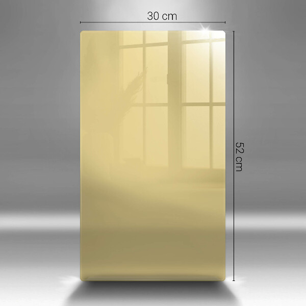 Skleněná deska do kuchyně Žlutá