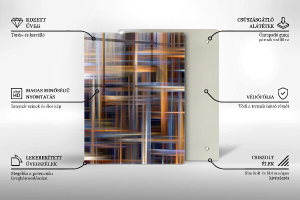 Skleněná deska do kuchyně Žlutá