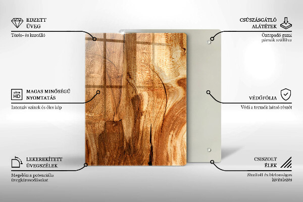 Skleněná deska do kuchyně Červené chilli papričky