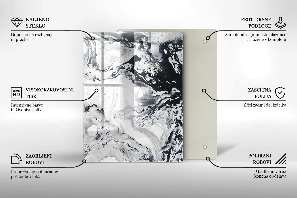 Skleněná deska do kuchyně Citronové ovoce