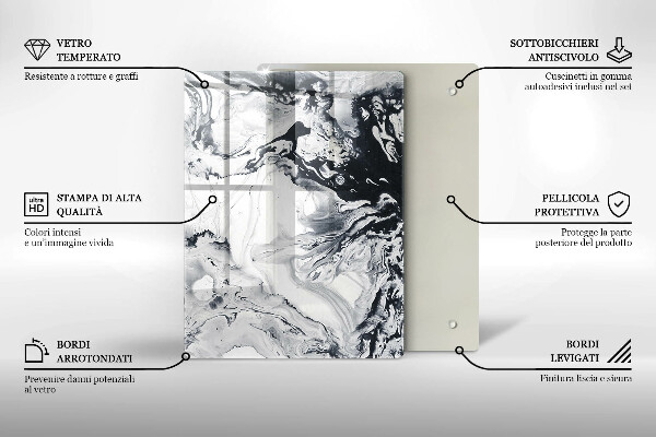 Skleněná deska do kuchyně Citronové ovoce