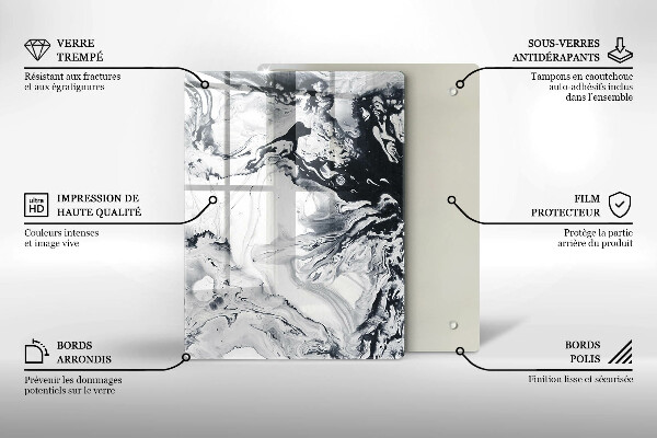 Skleněná deska do kuchyně Citronové ovoce