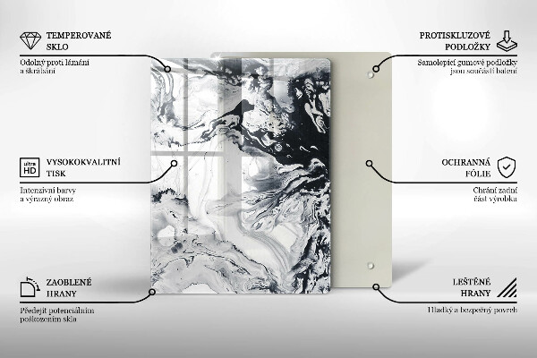 Skleněná deska do kuchyně Citronové ovoce