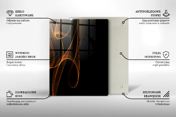 Skleněná krájecí deska Zelená zelenina