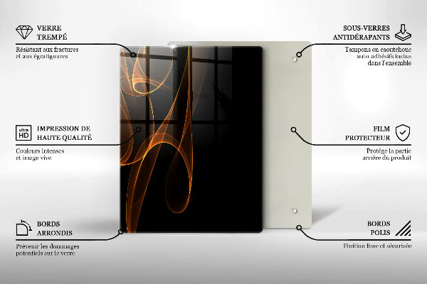 Skleněná krájecí deska Zelená zelenina