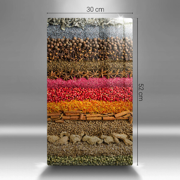 Skleněná krájecí deska Barevné koření