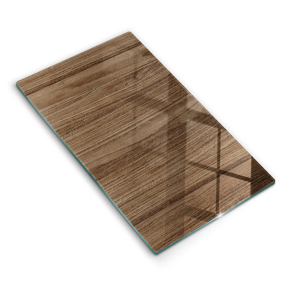 Skleněná krájecí deska Textura dřeva