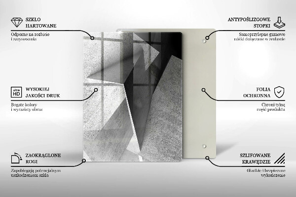 Skleněná krájecí deska Textura dřeva