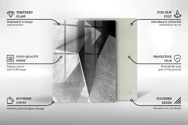 Skleněná krájecí deska Textura dřeva