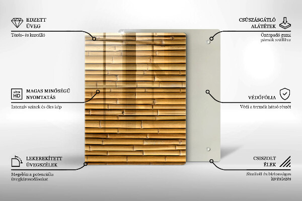 Skleněná deska do kuchyně Kovové tvary