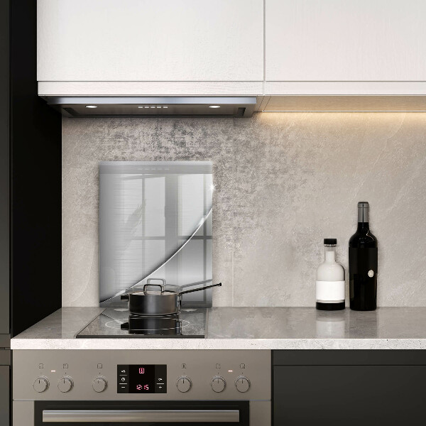 Skleněná deska do kuchyně Kovové tvary