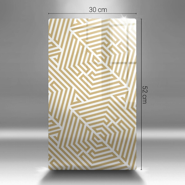 Skleněná deska do kuchyně Geometrické čáry