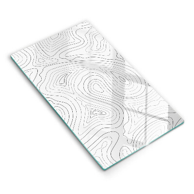 Skleněná deska do kuchyně Abstraktní tvary