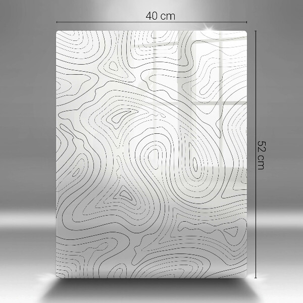 Skleněná deska do kuchyně Abstraktní tvary