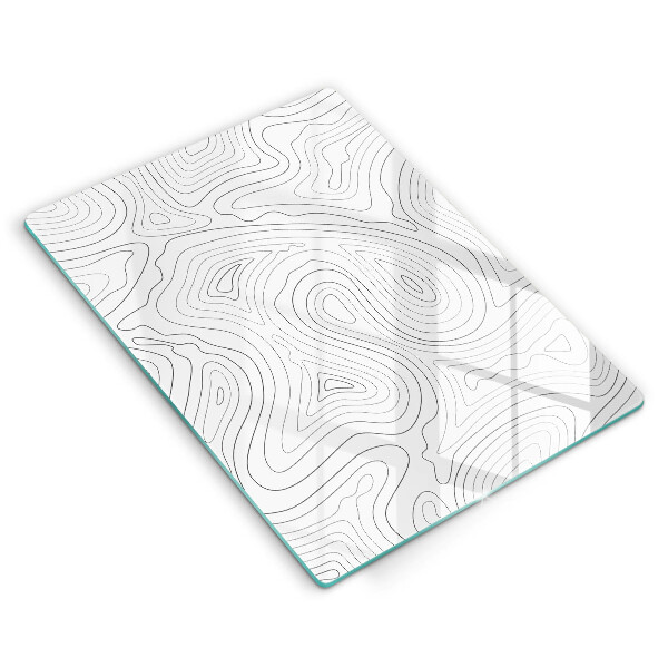 Skleněná deska do kuchyně Abstraktní tvary