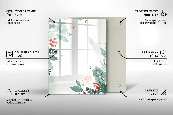 Skleněná deska do kuchyně Abstraktní tvary