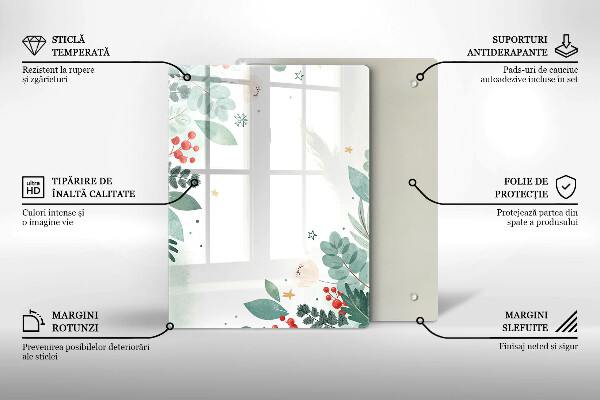 Skleněná deska do kuchyně Abstraktní tvary