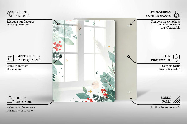 Skleněná deska do kuchyně Abstraktní tvary