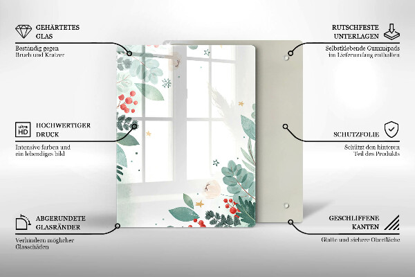 Skleněná deska do kuchyně Abstraktní tvary