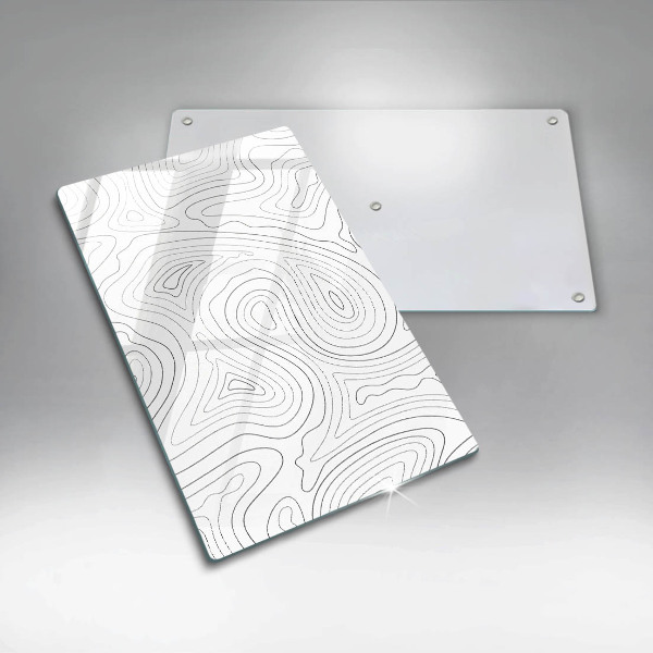 Skleněná deska do kuchyně Abstraktní tvary