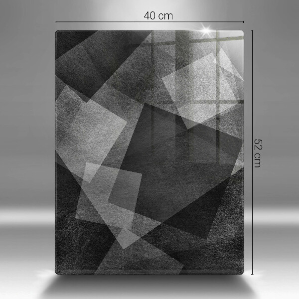 Skleněná krájecí deska Geometrické abstrakce