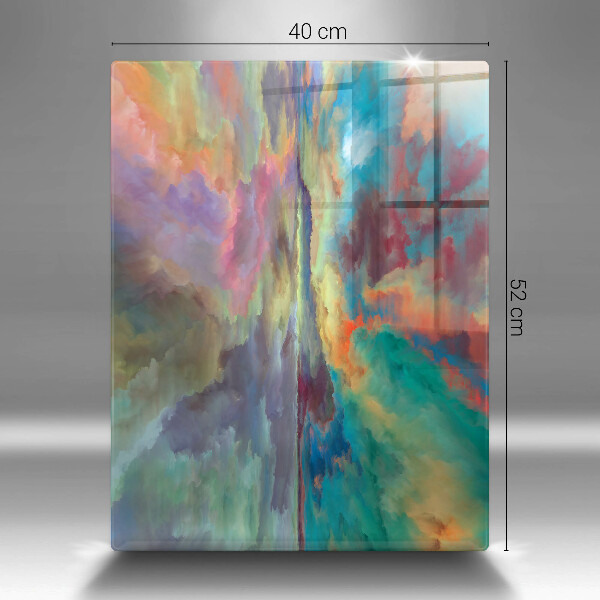 Skleněná krájecí deska Barevné nebe