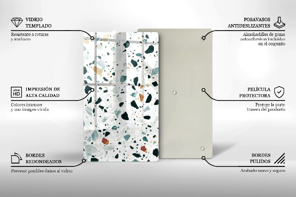 Skleněná krájecí deska Lehká kamenina