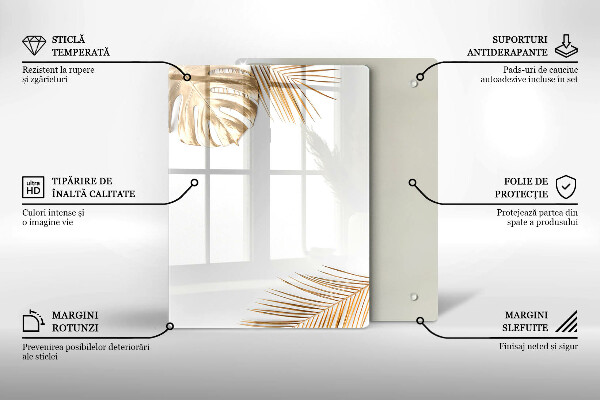 Skleněná krájecí deska Lehká kamenina