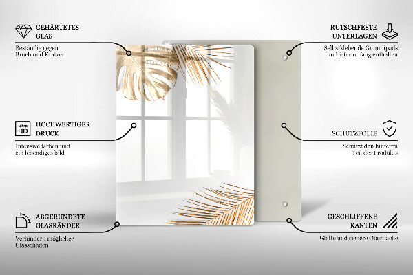 Skleněná krájecí deska Lehká kamenina