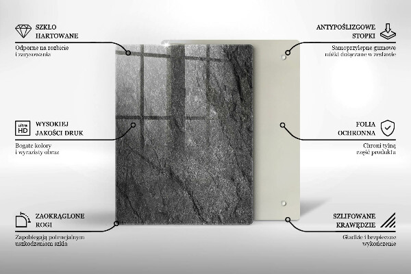 Skleněná krájecí deska Vlny mořské vody