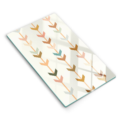 Skleněná deska do kuchyně Geometrické prvky