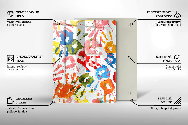 Skleněná deska do kuchyně Elegantní pozadí a zlato