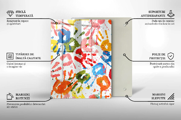 Skleněná deska do kuchyně Elegantní pozadí a zlato