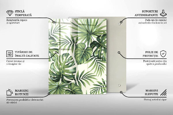 Skleněná deska do kuchyně Zimní dekorace