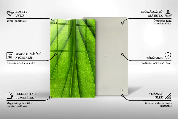 Skleněná deska do kuchyně Přírodní žilní list