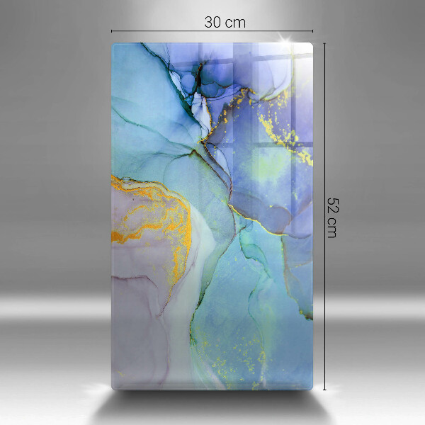 Skleněná krájecí deska Prasklý zlatý kámen