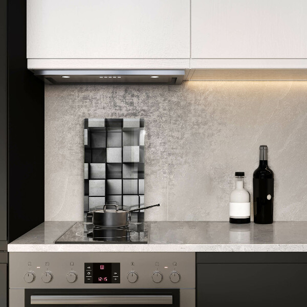 Skleněná krájecí deska 3d geometrie pozadí