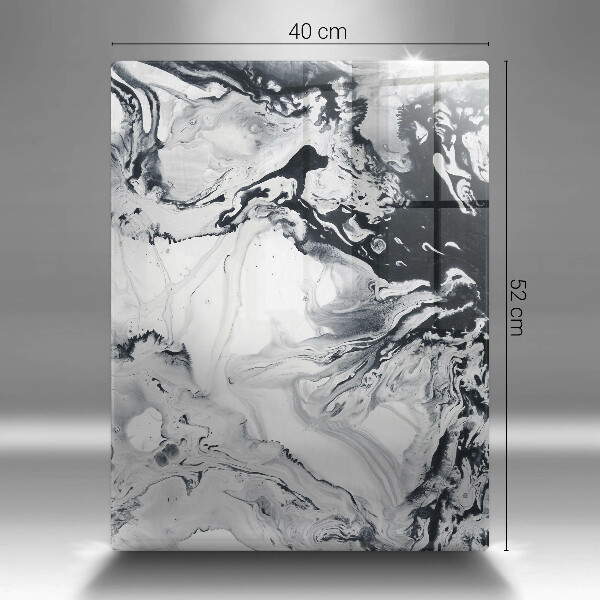 Skleněná deska do kuchyně Inkoustová abstrakce