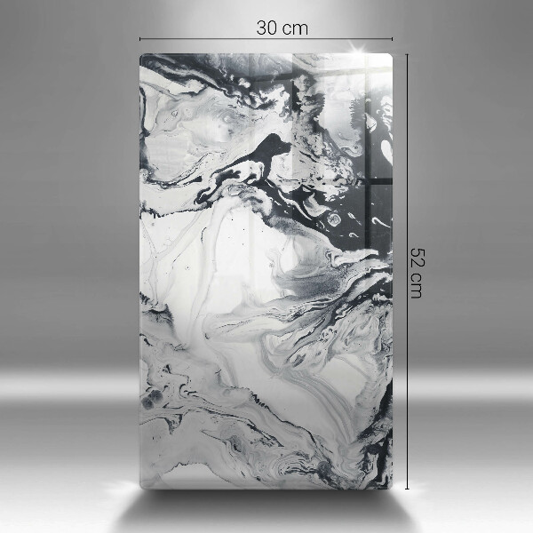 Skleněná deska do kuchyně Inkoustová abstrakce